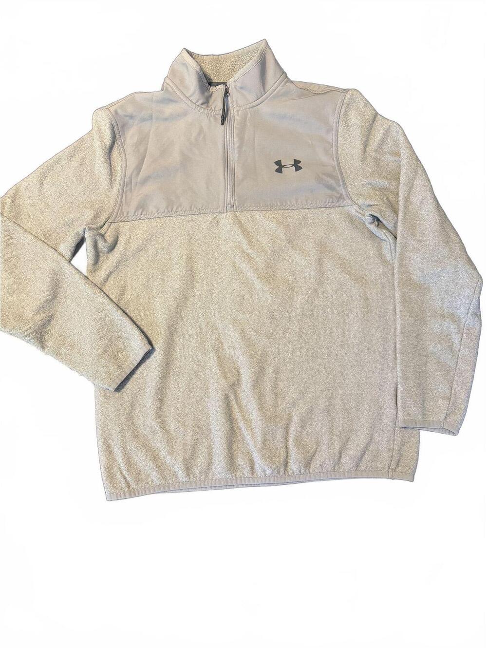 Under Armour ColdGear Small Gray 1/4 Zip Fleece Pullover 2017